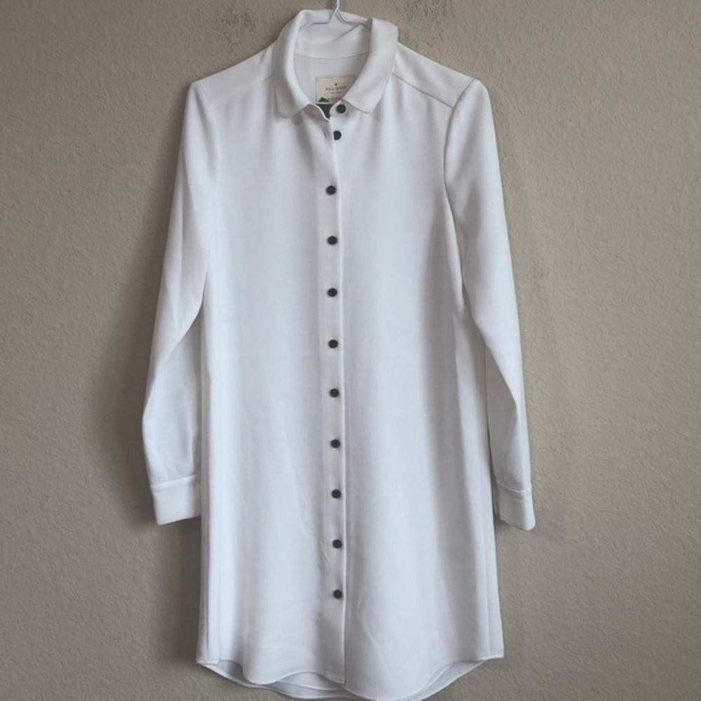 Kate Spade Shirt Dress Griffin Button Down Long Sleeve Classic Preppy Trendy NWT
